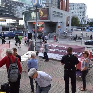 Kundgebung gegen Ecofin/Eurogruppe 7.9.18