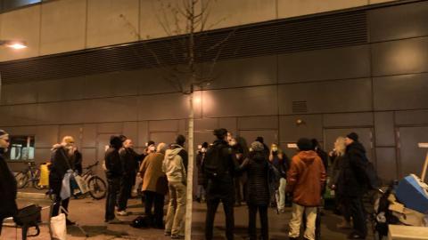 Lobauforum auf offener Straße