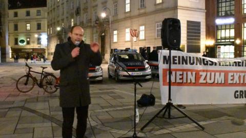 Willi Langthaler am Stephansplatz 19.1.21
