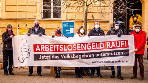 Graz: Arbeitslosengeld rauf