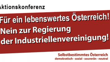 Aktionskonferenz Lebenswertes Österreich