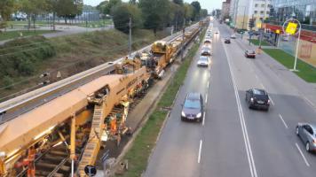 Gleiserneuerung Handelskai Wien