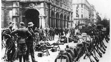 1. Mai 1933 - Austrofaschisten blockieren die Ringstraße, unterbinden Maiaufmarsch