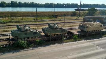 illegales Nato-Kriegsmaterial an der Donau