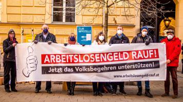Graz: Arbeitslosengeld rauf