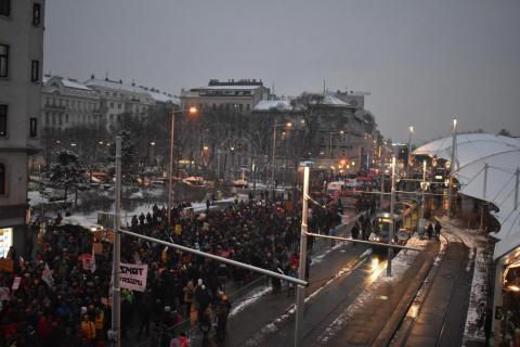 Anti-Regierungsdemo Wien 15.12.2018