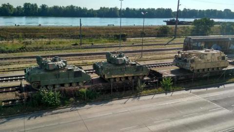 illegales Nato-Kriegsmaterial an der Donau