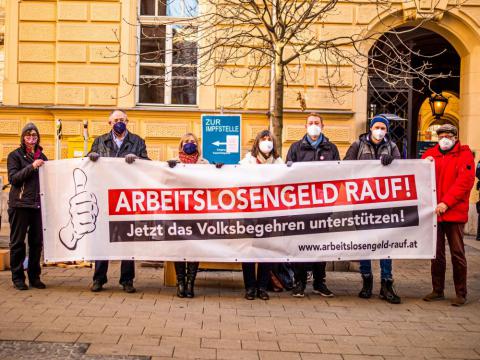 Graz: Arbeitslosengeld rauf