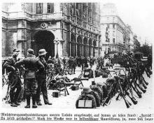 1. Mai 1933 - Austrofaschisten blockieren die Ringstraße, unterbinden Maiaufmarsch